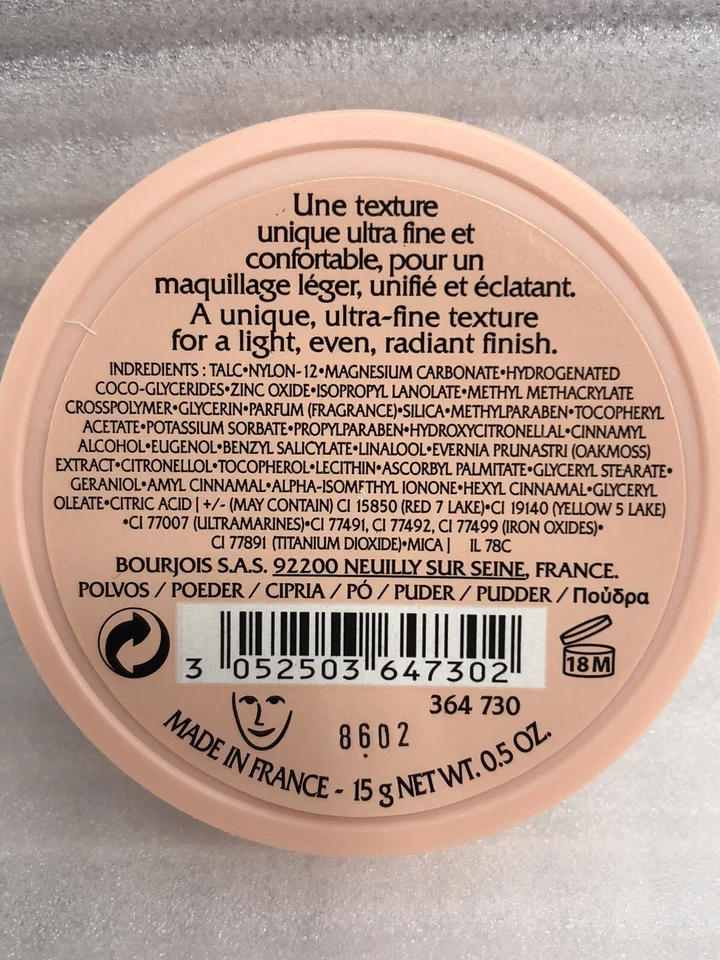 3 Bourjois Paris Pastel Teint,Essential Pressed Powder, # 73 Rose Plaisir .05 oz - Image 3 of 3