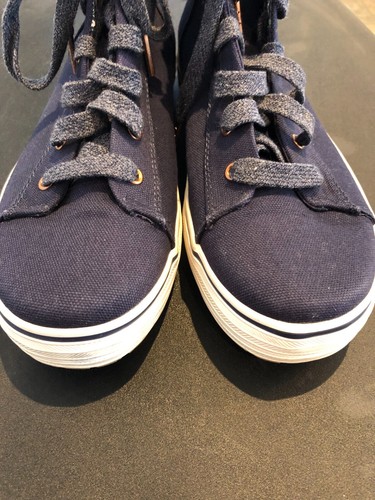 Keds High Top Navy Blue Sneakers WF53580 Women's Size 9M VGC - Picture 3 of 9