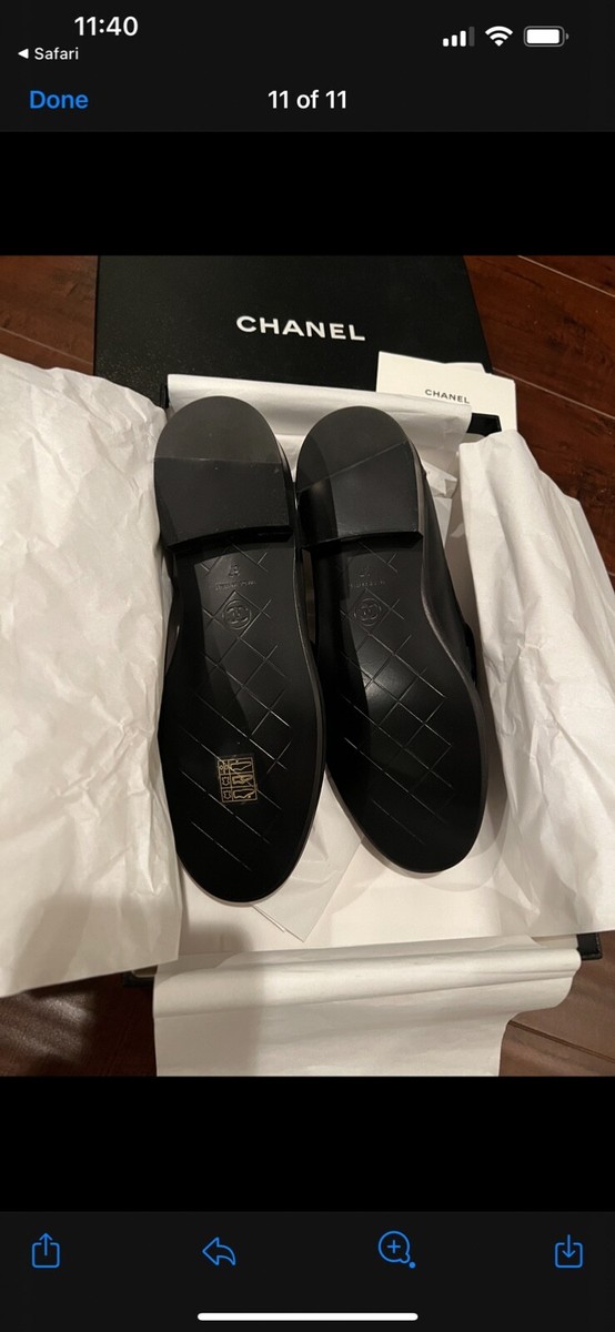 chanel loafers 37 brand new | eBay