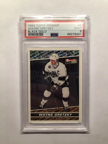 Wayne Gretzky #7 1993 Topps Premier Black Gold card