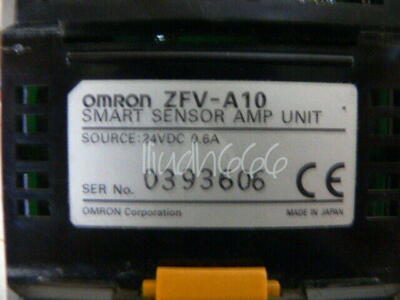 One OMRON ZFV-A10 Smart Sensor AMP Unit Used