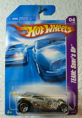 Old Logo on Bottom 2008 Hot Wheels SURF CRATE #120 Team: Surf's Up