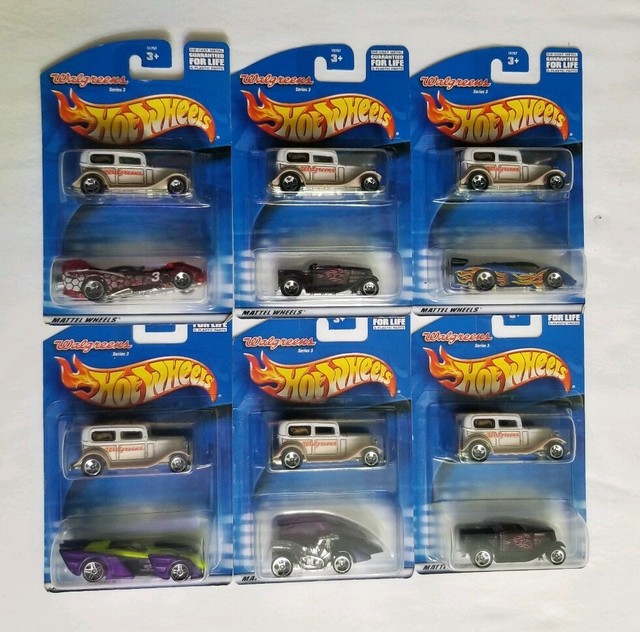 Hot Wheels Walgreens Series 3 55757 Exclusive Die Cast Set of 6 eBay