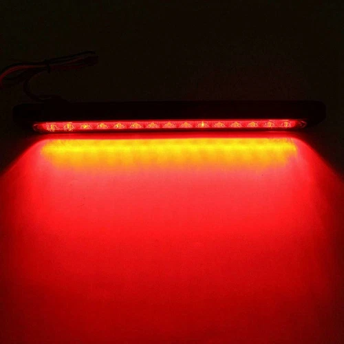 15LED 25CM Red Stop Rear Tail Brake Light Bar 12V 24V Car Truck Trailer RV - Picture 5 of 10