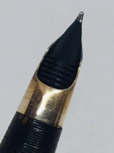 Sheaffer Antique Brown Pearl Stripe 14k Gold Fountain Pen - Picture 8 of 8