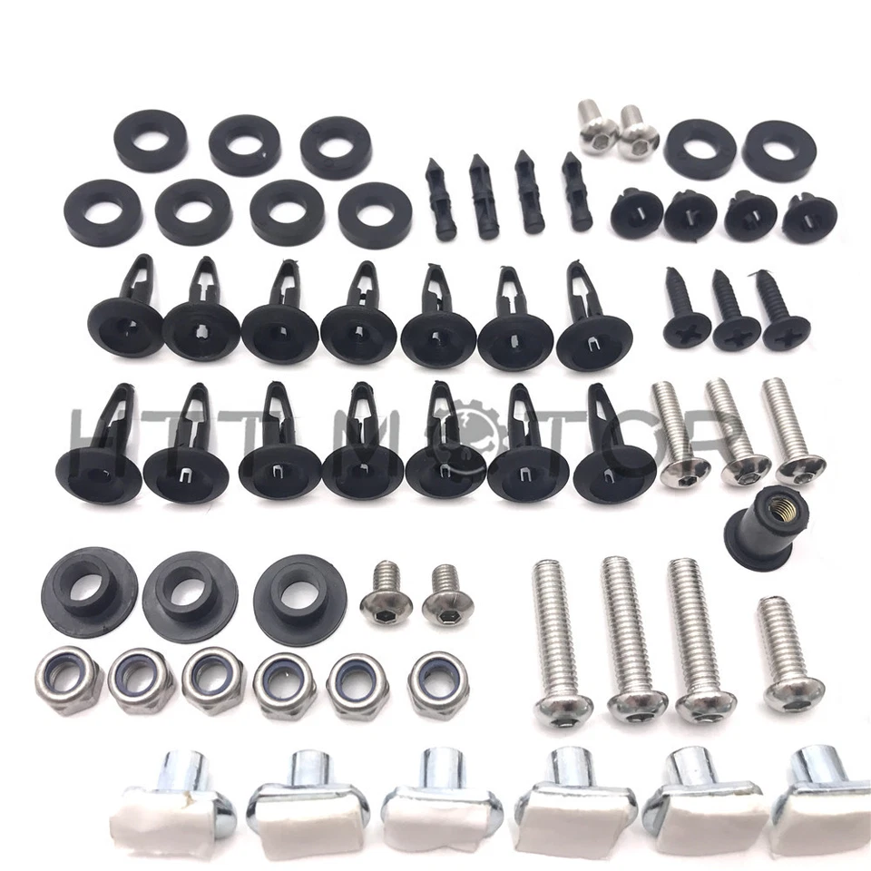 Kit completo de pernos de carenado tornillos de cuerpo aptos para Yamaha YZF R1 2009-2014 2010 2013 Foto 3 de 4