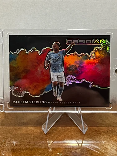 2020-21 Panini Obsidian RAHEEM STERLING Manchester City Color Blast CASE HIT