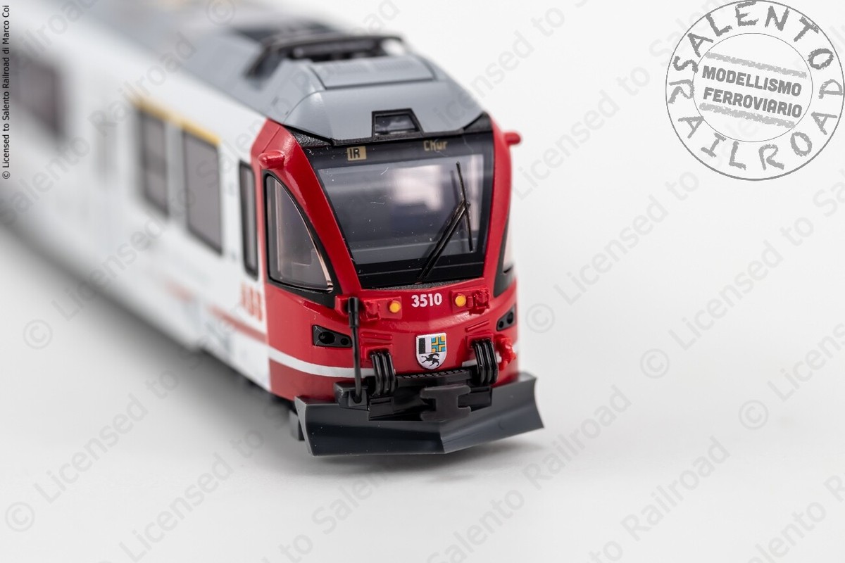 Kato 7074075 - N 1:150 - Allegra ABe 8/12 3510 Livery ABB Kato 7074075 - N 1:150 - Allegra ABe 8/12 3510 Livery ABB