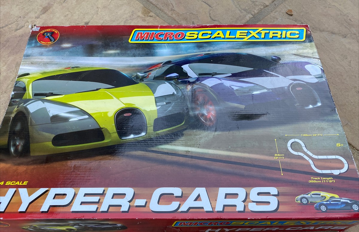 Micro Scalextric Hyper-Cars Complete ￼