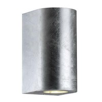 Designer AußEnwandleuchte Nordlux Canto Maxi 2 2Xgu10 Wandleuchte Verzinkt Wand