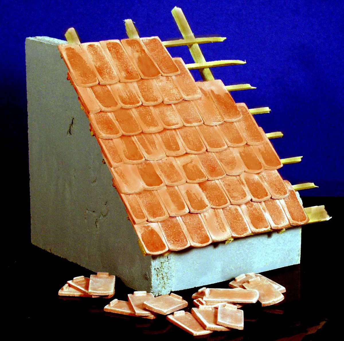 Dachziegel Biberschwanzziegel L Rundschnitt 18 X 38 Klinkerrot Koramic