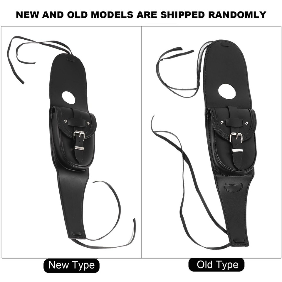 Motorcycle PU Leather Fuel Tank Cover Bib Bag Pouch for xl 883 1200