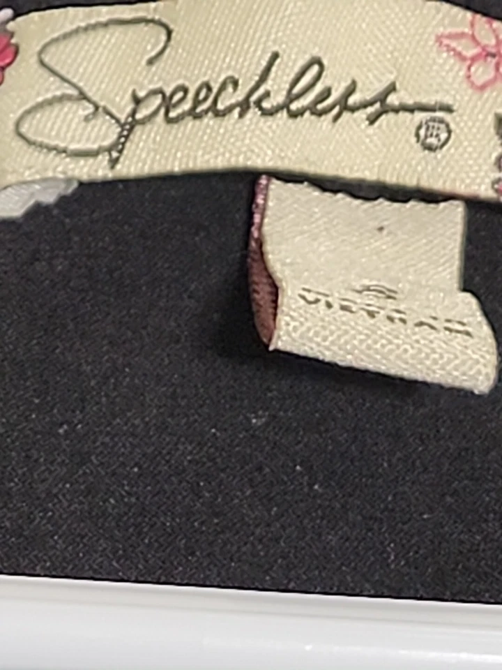 Volantes Speechless para niñas talla 8 con secuencia que es brillante forro interior elástico Foto 2 de 4