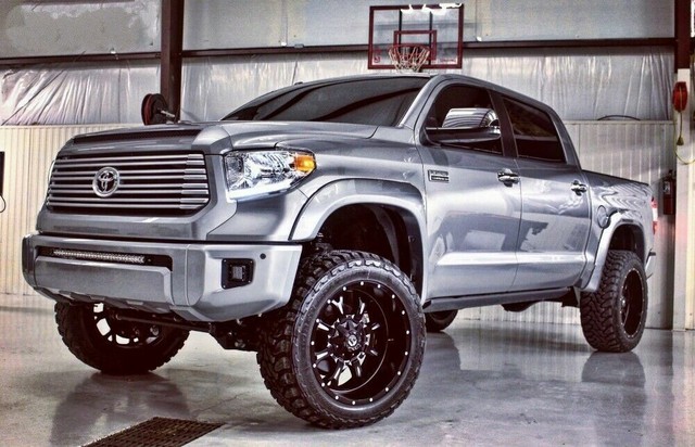 For Painted 14-19 Toyota Tundra Extended Fender Flares Smooth OEM Color