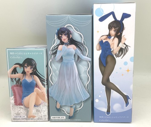 Rascal Does Not Dream of Bunny Girl Senpai "Mai Sakurajima" 3 Types Figures Set - 第 2/9 張圖片
