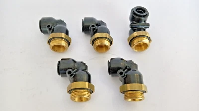 PARKER HANNIFIN AIR BRAKE ADJUSTABLE ELBOW PARKER-THREAD SIZE M22X1.5 - TUBE SIZE 12X9 PACK OF 5