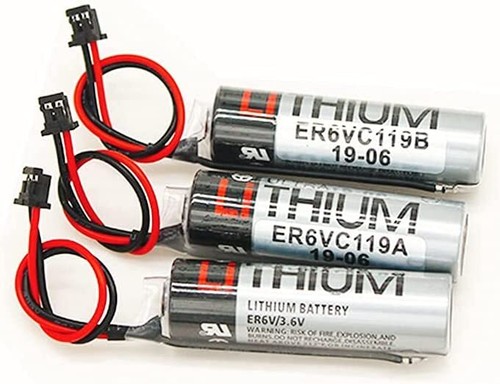 ER6V/3.6V ER6VC119A/119B PLC Non-Rechargeable Battery for PLC M70 3.6V 2400mAh - Picture 4 of 6