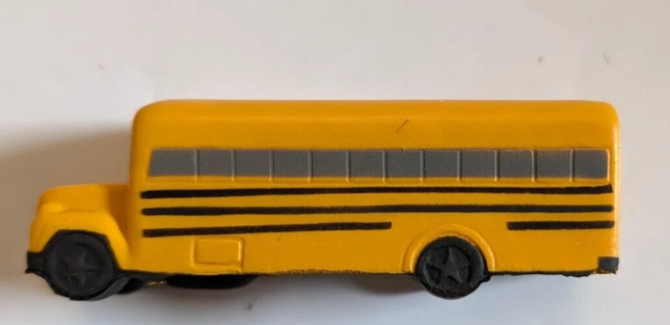 全新 校车 应力球 缓解器 泡沫 软人偶 4.1/4 英寸 司机 教师礼物 — 第 2/4 张图片