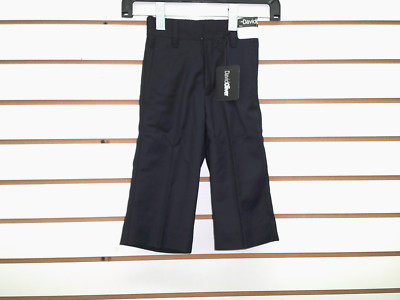 Infant/Toddler/Boys David Oliver Navy Flat Front Dress Pants Sizes 12Mth. - 7