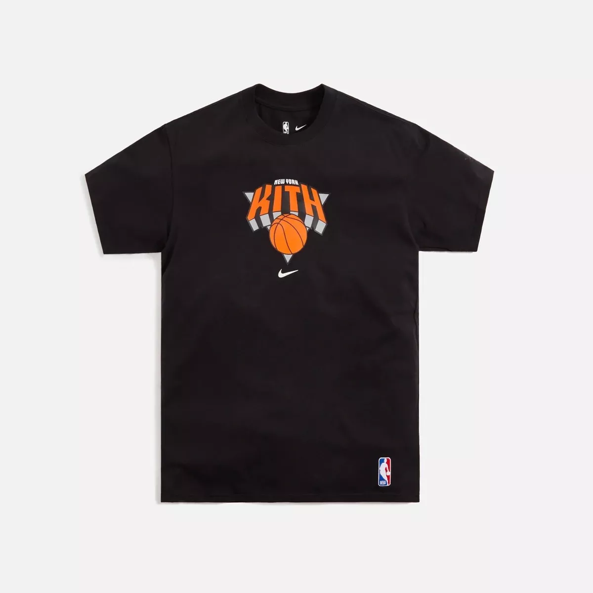 Brand New KITH x NIKE FOR NEW YORK KNICKS TEE BLACK - Size Medium