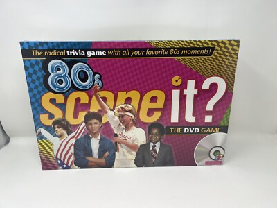 80's Scene It? DELUXE Trivia DVD Board Game 2009 Mattel 100% Complete Game New