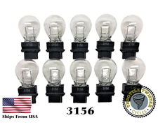 Bulk Lot of 10 Bulbs 3156 Single Filament Clear Light Bulbs USA Based Seller