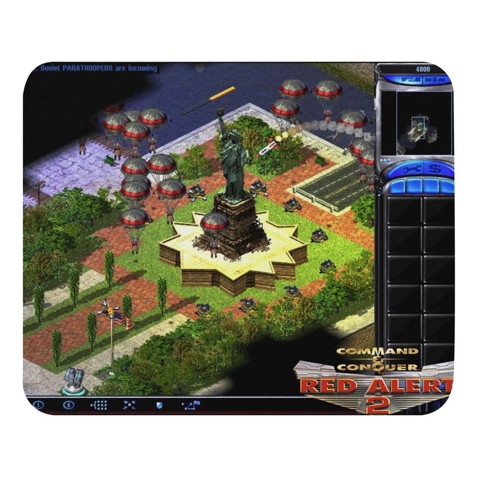 Command And Conquer Red Alert 2 Mouse Pad 9.5x7.75 inch Gameplay  - Image 3 of 3