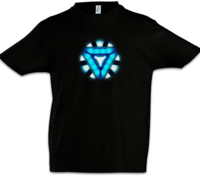 ARC REACTOR III Kids Boys T-Shirt Iron Avengers Tony Stark Man Mark  Industries