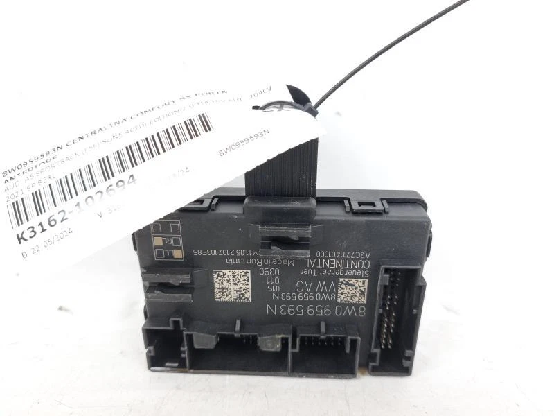 8W0959593N CENTRALINA COMFORT SX PORTA ANTERIORE AUDI A5 SPORTBACK (F5F) SLINE 4 - Immagine 2 di 3