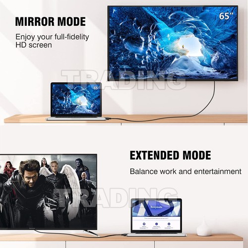 Displayport DP to HDMI Cable Male to Male HD 4K 1080P High Speed Display Port - Picture 6 of 9