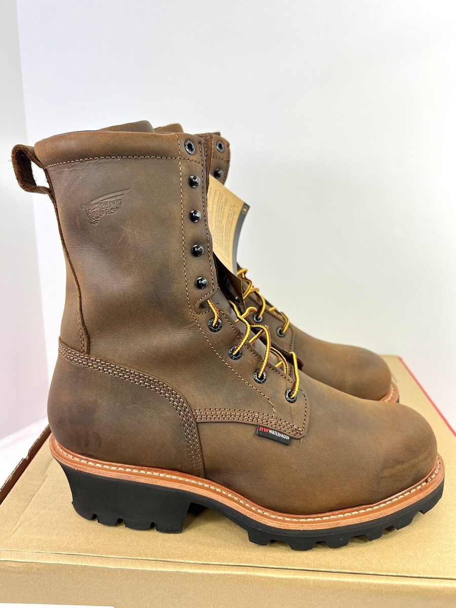 Red Wing 4417 Loggermax Work Boots Mens 9.5 EE Waterproof Red Wing 4417 Loggermax Work Boots Mens 9.5 EE Waterproof