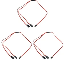 Apex RC Products JR Style 24" / 600mm Servo Y Harness - 3 Pack #1035