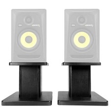 Rockville 8” Black Studio Monitor Speaker Stands For KRK ROKIT 5 G3 Monitors
