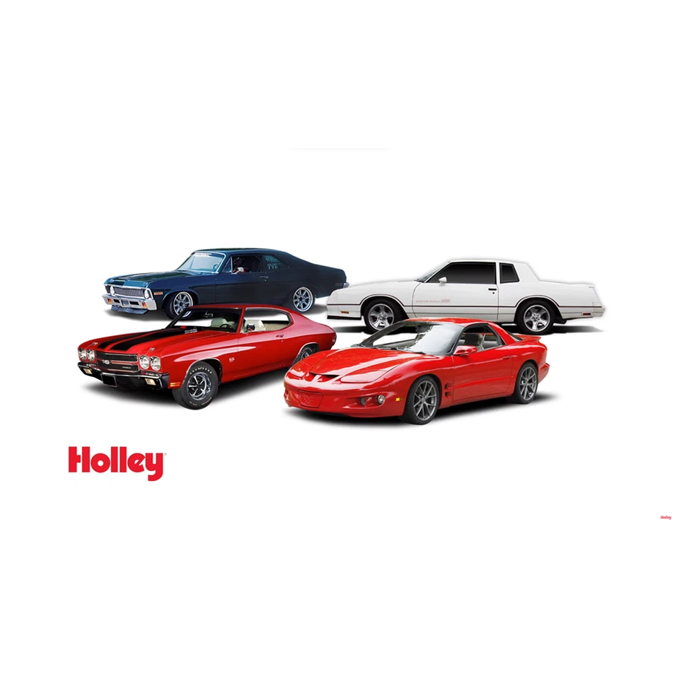 Kit de herrajes de repuesto Holley Performance cadmio para colector de refrigeración LT / LS Foto 3 de 4