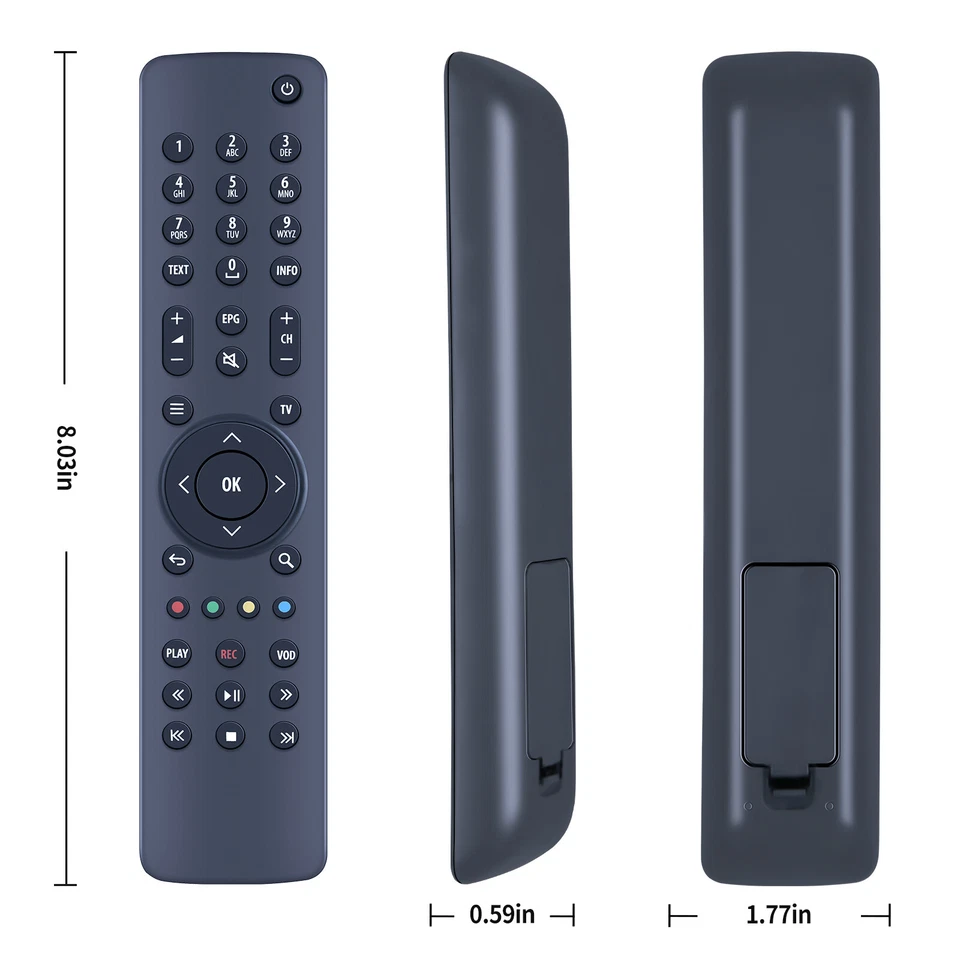 Remote Control For Motorola 593255-001-00 VIP1113M VIP1103 VIP1113 VIP2853 - Image 3 of 4