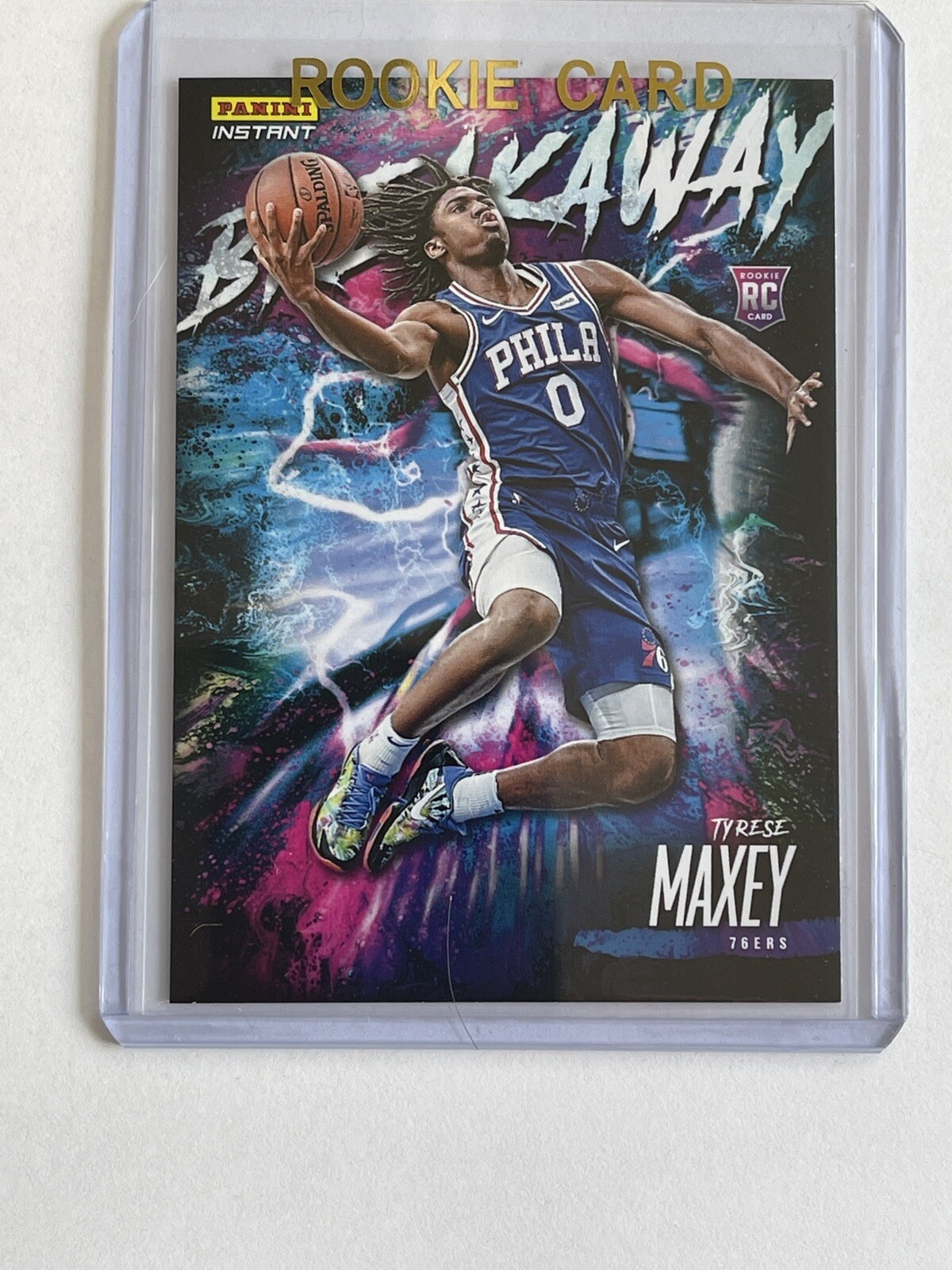 2021 Panini Instant Breakaway TYRESE MAXEY Rookie RC 1/5357 Card #B18
