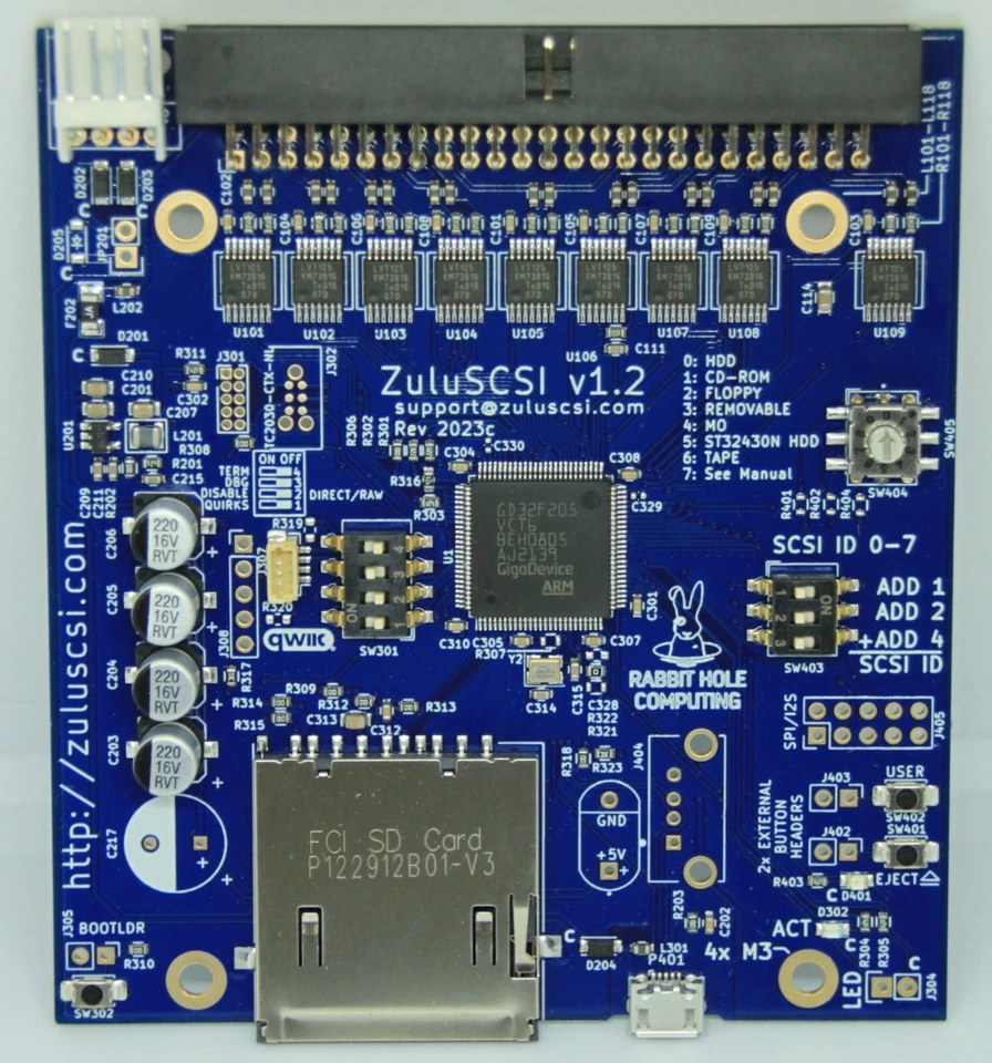 ZuluSCSI V1.2 - ein Nachkomme von SCSI2SD, für Macintosh, Amiga, PC und Industrial - Bild 3 von 4