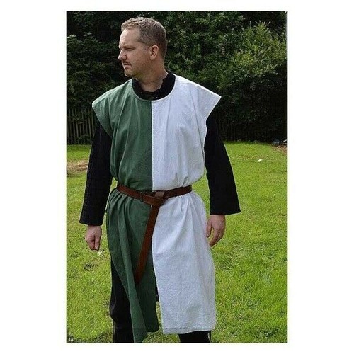 Armoiries Tabard Tunique Médiévale Costume Surcoat Ouvert Sur Les Côtés... - Picture 3 of 18