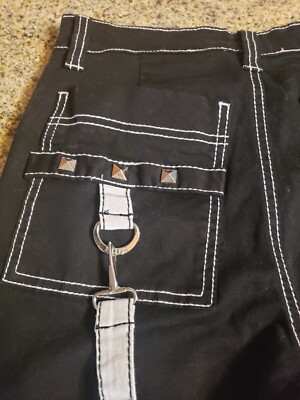 Tripp NYC Pants Daang Goodman Black Chain Skull - Size 26 | eBay