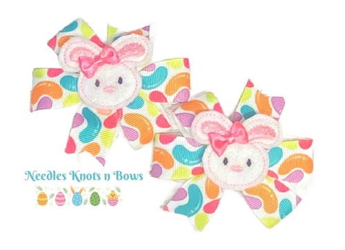 Piper k Easter bunny hair pins Piper K Easter Bunny Carrot Chick Egg Hair Pins Gold  main image 4