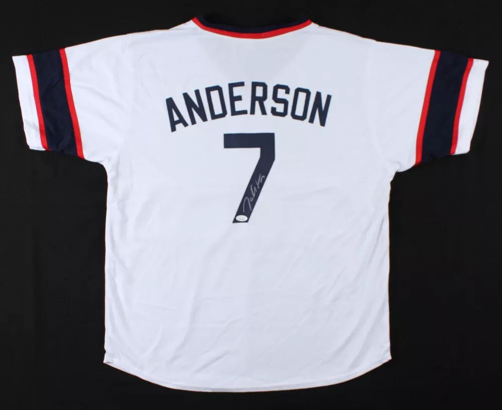 Tim Anderson Signed Chicago White Sox 1983 Throwback Jersey (JSA