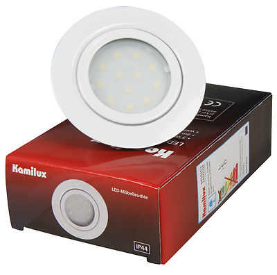 Kamilux Möbelspot LED IP44 - 12V Profi-Set für Schreinerei & Elektrobereich