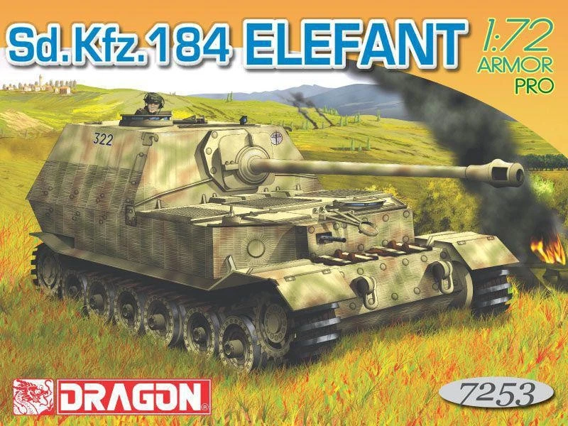 DRAGON 1/72 SD.KFZ.184 ELEFANT - Immagine 2 di 4
