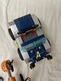 Lego Agents 8969 & 8634 Mission Turbocar Helicopter 6 Minifigures Lot