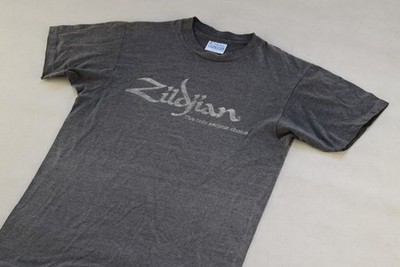 Zildjian Drums T-Shirt Hanes 50/50 USA Made Music Band Turkish Cymbals Vintage M