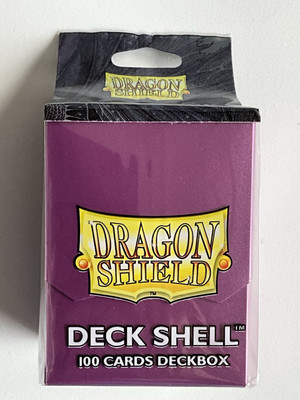 Dragon Shield Wraith Deck Shell *NEW SEALED* Deckbox + Divider Purple Holds 100