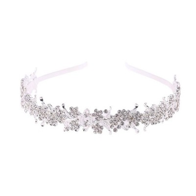 Classy Wedding Flower Leaf Crystal for Rhinestone Princess Bridal Exquisite Head