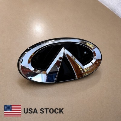 2014 2015 2016 2017 INFINITI Q50 FRONT GRILL CHROME STOCK EMBLEM, 62866-4HB0A