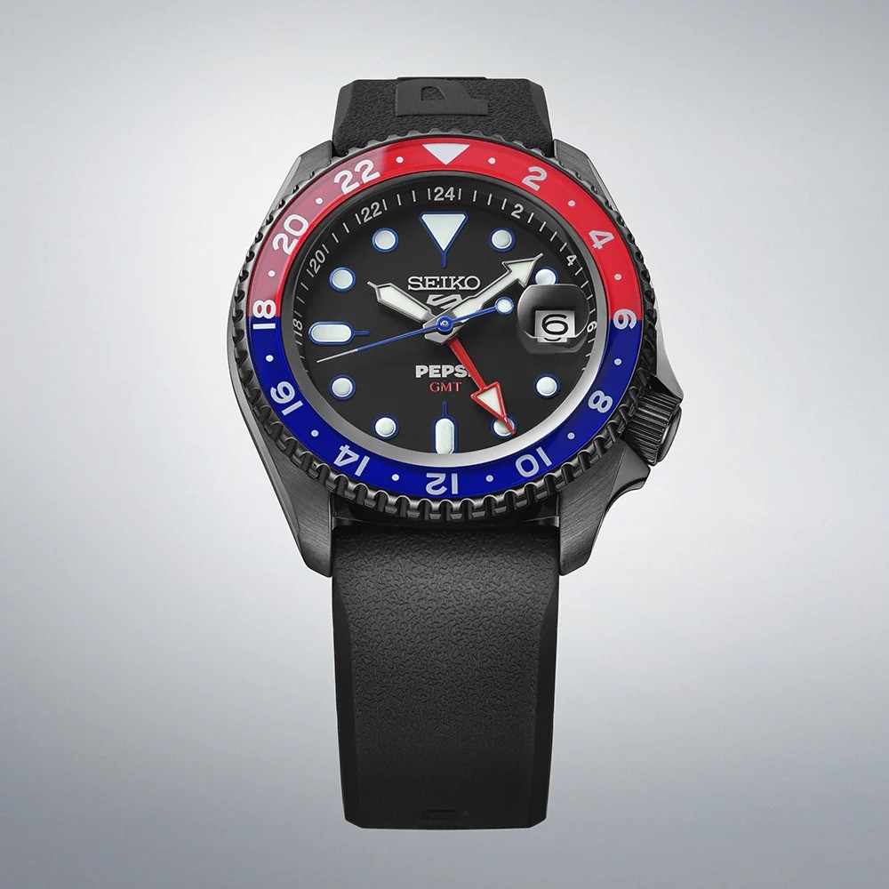 SEIKO 5 SPORTS SBSC023 SKX PEPSI collaboration Automatic GMT