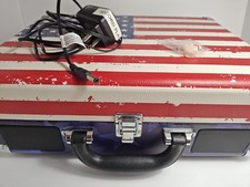 Victrola Journey Suitcase Record Player - USA Flag